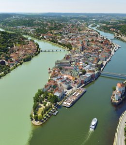 Dreiflüsseeck Passau © Stadt Passau