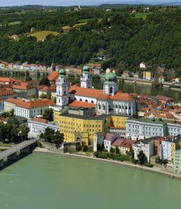 Blick auf Passaus Altstadt © Stadt Passau