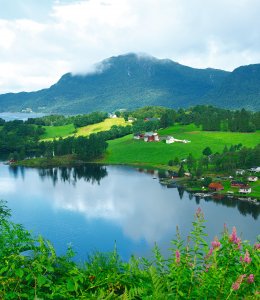 Fjordpanorama Hardangerfjord - Eidfjord © Katalogwerkstatt