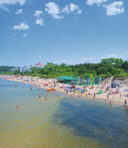 Am Strand in Misdroy © Peter Eckert