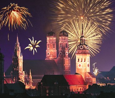 Feuerwerk über München