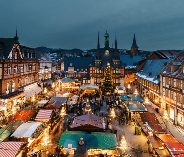 Weihnachtsmarkt in Wernigerode © Investitions- und Marketinggesellschaft Sachsen-Anhalt mbH / Matthias Sasse