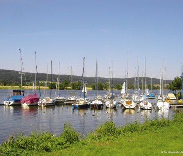 Segelboote am Weißenstädter See © Touristinformation Weißenstadt