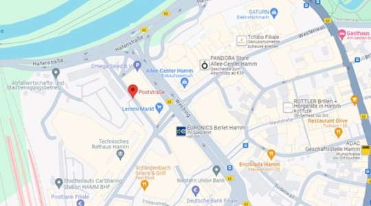 Hamm, Poststraße 4 (Eingang Löwenplay), 59065 Hamm