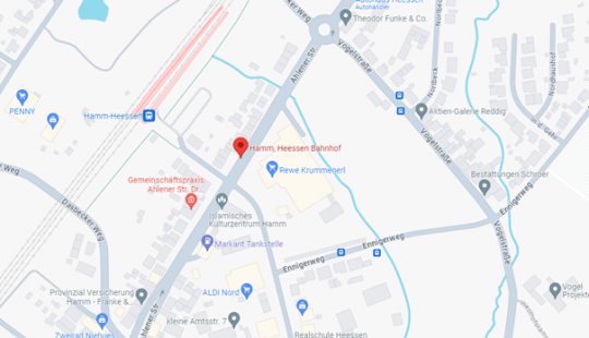 Hamm-Heesen, Ahlenstraße (Bushaltestelle Bahnhof), 59053 Hamm-Heesen