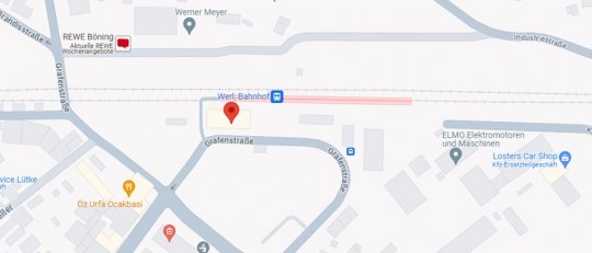 Werl Bahnhof, Bahnhofstraße 1, 59457 Werl